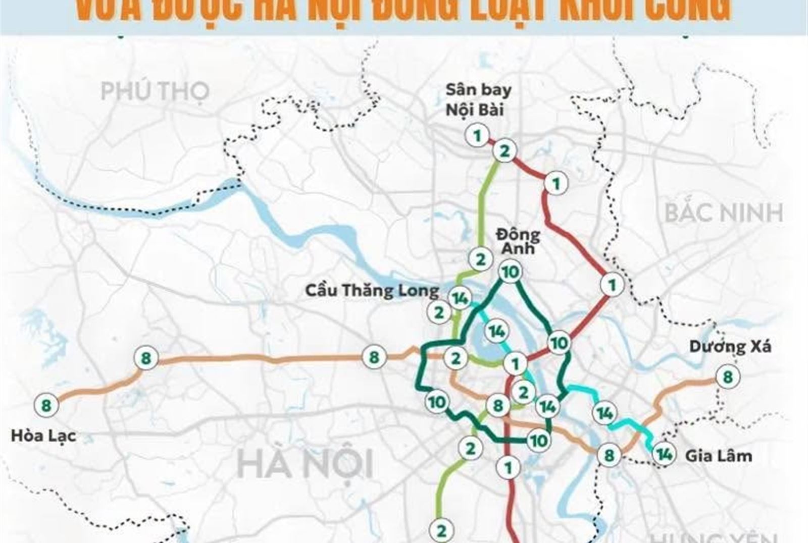 Hà Nội thúc đẩy triển khai đồng thời 5 tuyến đường sắt đô thị, hướng tới khai thác năm 2030